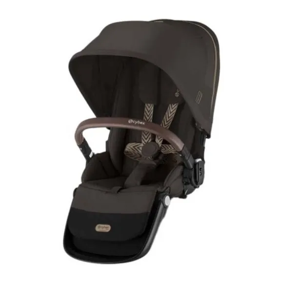 Cybex Gazelle S Tweede Zitje - Black Frame - Moon Black