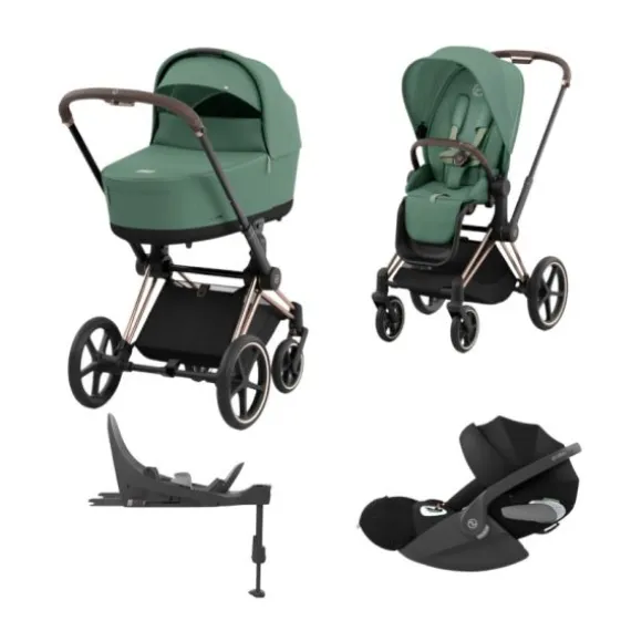 Cybex Priam 4 Kinderwagen Set 4-in-1 - Sepia Black