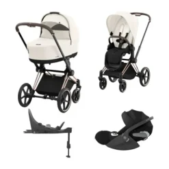 Cybex Priam 4 Kinderwagen Set 4-in-1 - Sepia Black
