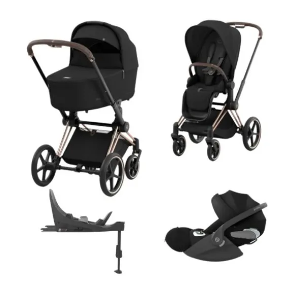 Cybex Priam 4 Kinderwagen Set 4-in-1 - Sepia Black