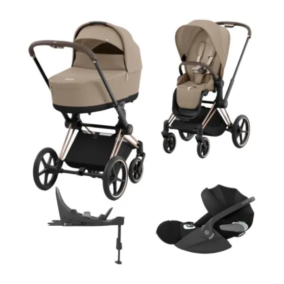 Cybex Priam 4 Kinderwagen Set 4-in-1 - Sepia Black