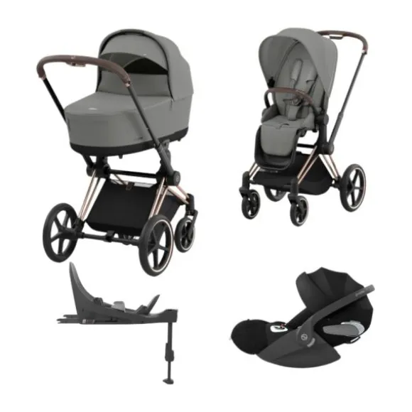 Cybex Priam 4 Kinderwagen Set 4-in-1 - Sepia Black