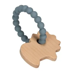 DAY Dierenfiguren Bijtring - Silicone - Neushoorn - Ivory Cream