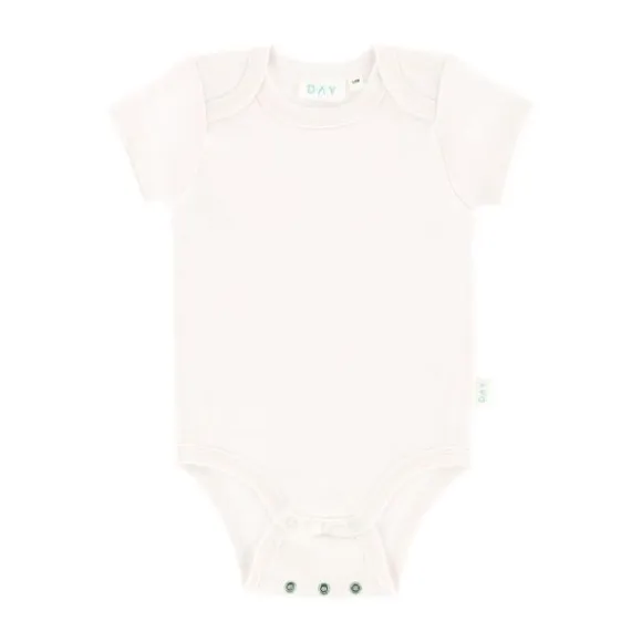 DAY Meegroeiromper Korte Mouw - Off White - Mt. 50/56