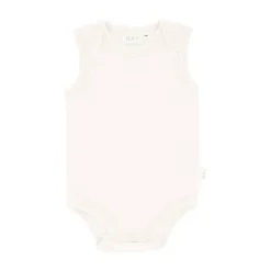 DAY Romper Mouwloos - Off White - Mt. 50/56