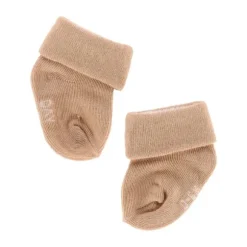 DAY Sokjes Gestreept - Mocha - 0-6 Mnd