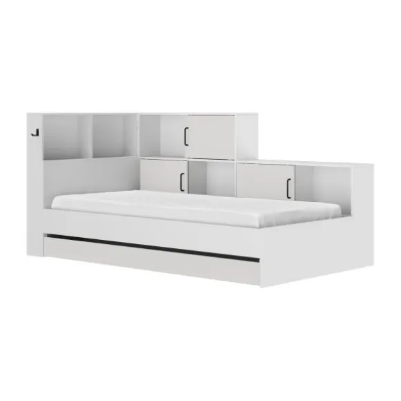 Diagone Erwan Opbergbed - 90x200 cm - Artisan Eiken