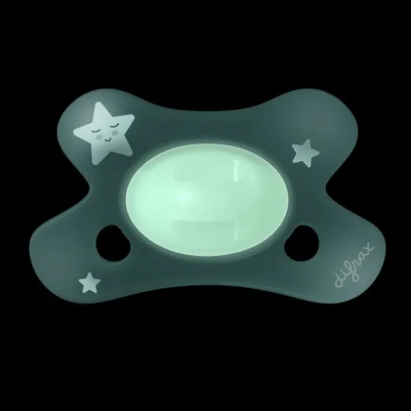 Difrax Dental Fopspeen Nacht 0-6 Mnd