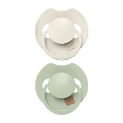 Difrax Dynamic Lovi Prime Fopspeen - 0-6mnd - 2st. - Coconut/Pistachio