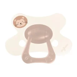 Difrax Natural Fopspeen - 6+ Mnd - Berry Pink Bunny