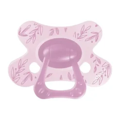 Difrax Natural Fopspeen - 6+ Mnd - Berry Pink Bunny