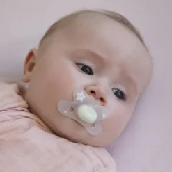 Difrax Natural Fopspeen Nacht Nina 0-6 Mnd