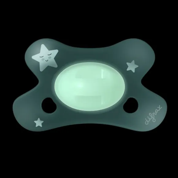 Difrax Natural Fopspeen Nacht Nina 0-6 Mnd