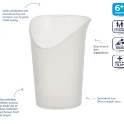 Difrax Oefenbeker - Wit