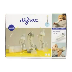 Difrax Starterset Transparant Met Flessenborstel