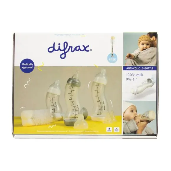 Difrax Starterset Transparant Met Flessenborstel