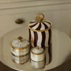 Doing Goods Abby Circusdoosje – Groot – Bordeaux/Parelmoer