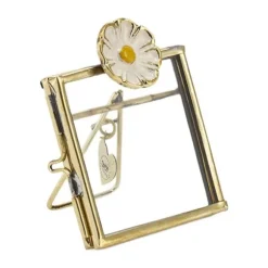 Doing Goods Fotolijstje - Posy Daisy Frame Mini - Messing/Glas