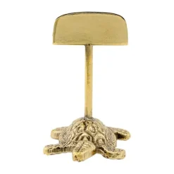 Doing Goods Kaarthouder - Turtle - Messing