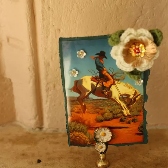 Doing Goods Kaarthouders Set - Posy Bloemen - Messing