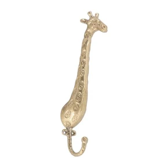 Doing Goods Wandhaak - Gloria Giraf - Messing