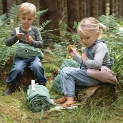 Done By Deer Croco Kinderslaapzak - Powder