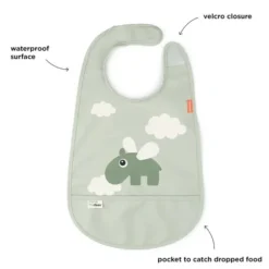 Done By Deer Deer Slab Happy Clouds - Groen