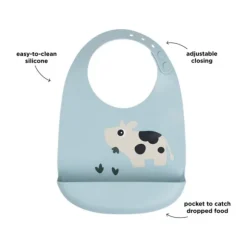 Done By Deer Dotti Slab - Silicone - Blue