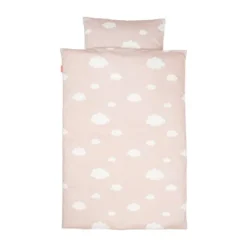 Done By Deer Elphee Dekbedovertrek - 100 x 140 cm - Powder