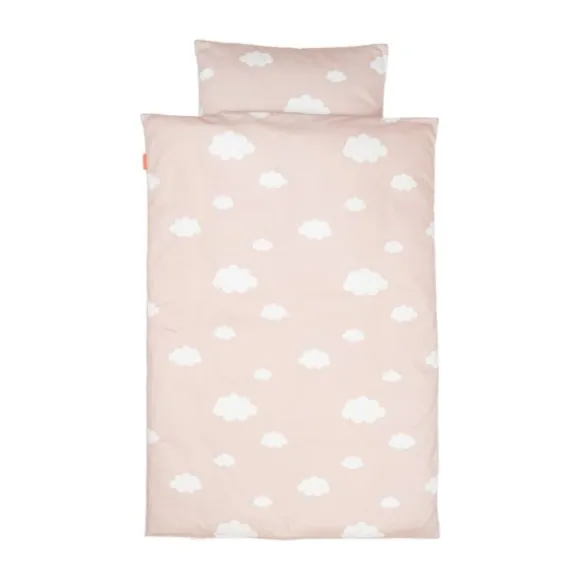 Done By Deer Elphee Dekbedovertrek - 100 x 140 cm - Powder