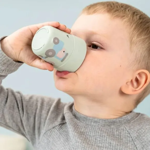 Done by Deer Foodie Dinerset met Zuignap - Tiny Farm - Groen