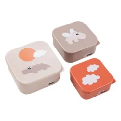 Done By Deer Happy Clouds Snackbox Green 3 Stuks