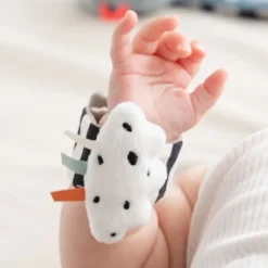 Done by Deer Happy Clouds Polsrammelaar – Set van 2 stuks - Blauw