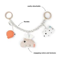 Done By Deer Happy Clouds Wagenspanner Sand