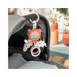 Done By Deer Happy Clouds Activity Mirror - Blue