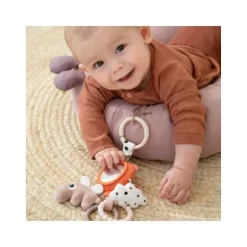 Done By Deer Happy Clouds Activity Mirror - Blue