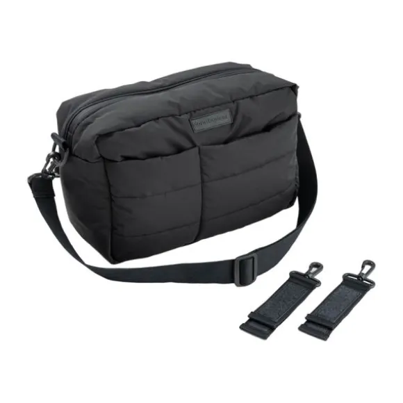 Done By Deer Luiertas - Quilted Stroller Bag - Black