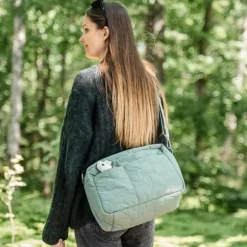 Done By Deer Luiertas - Quilted Stroller Bag - Black