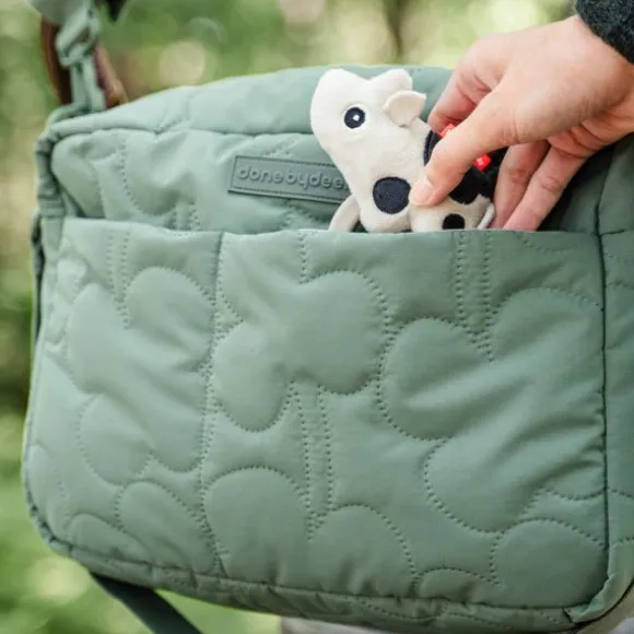 Done By Deer Luiertas - Quilted Stroller Bag - Black