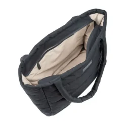 Done By Deer Quilted Changing Tote Bag Black