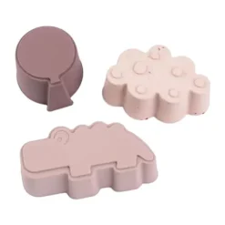 Done by Deer Siliconen Vormen - Happy Clouds - Set van 3 - Powder