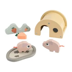 Done By Deer Speelset - Tiny Farm Pigee - Colour Mix