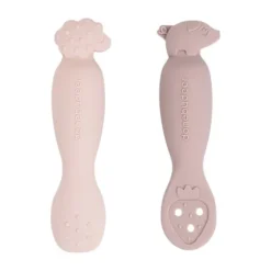 Done By Deer Tiny Farm Oefen Lepel Set - Powder