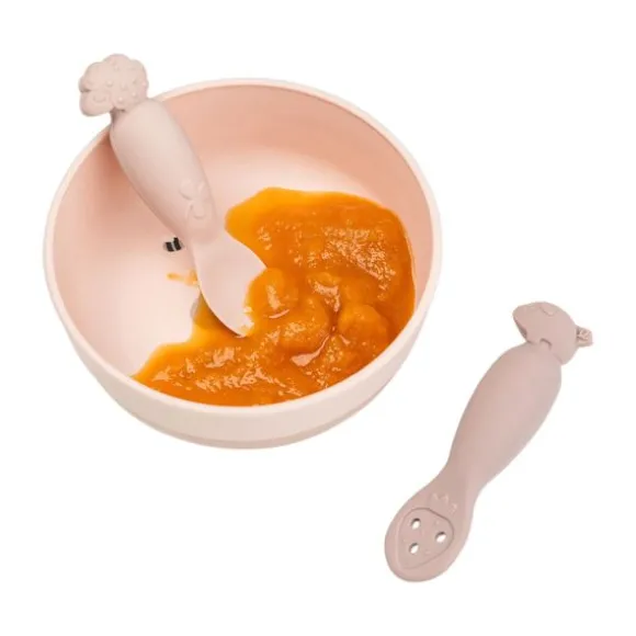 Done By Deer Tiny Farm Oefen Lepel Set - Sand