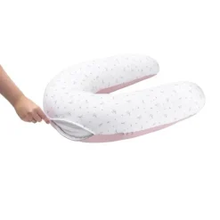 Doomoo Buddy Voedingskussen - Flower Pink