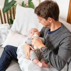 Doomoo Softy Leaves Voedingkussen Aqua Green