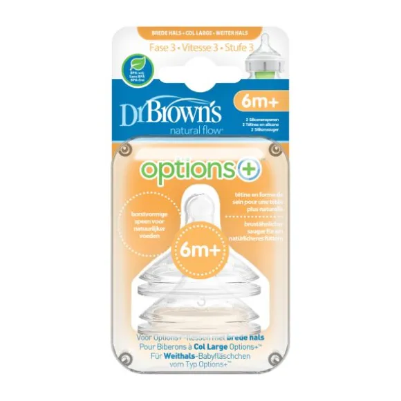 Dr. Brown's Options+ Anti-colic Speen Fase 3