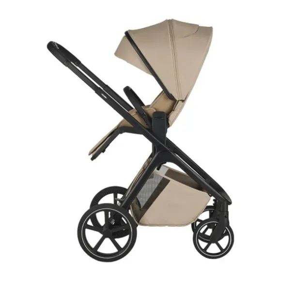 Easywalker Zoey Kinderwagen Bundel - Almond Taupe | Dubatti by Römer Baby-Safe Pro - Pitch Black