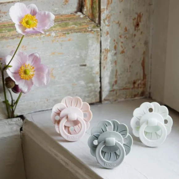 Elodie Details Binky Bloom Fopspeen – 3+ Mnd – Mineral Green