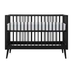 Europe Baby Evy Babybed Zwart 60 x 120 cm